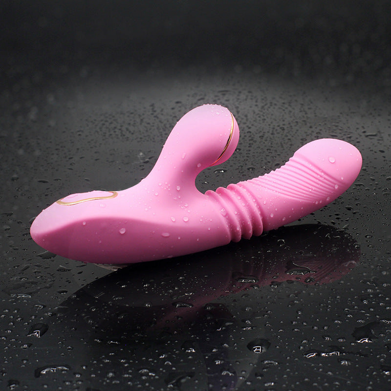 Vibromasseur suceur télescopique automatique