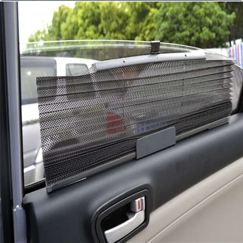 Rideau de voiture pare-soleil de fenêtre latérale rétractable automatique