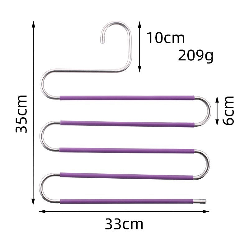 Perchero mágico antideslizante para pantalones de casa tipo S