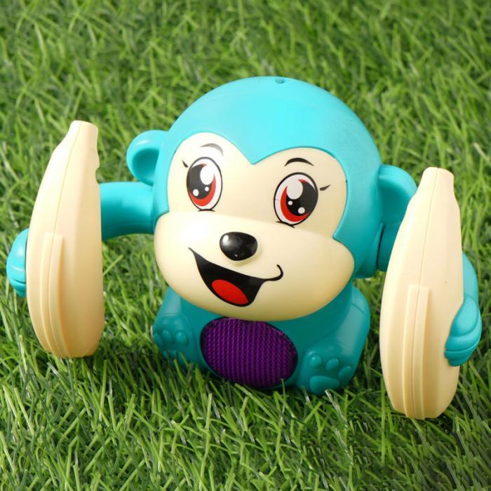 Jouets pour bébés, singe électrique, Puzzle musical léger, son à bascule, jouets éducatifs précoces pour enfants, cadeaux