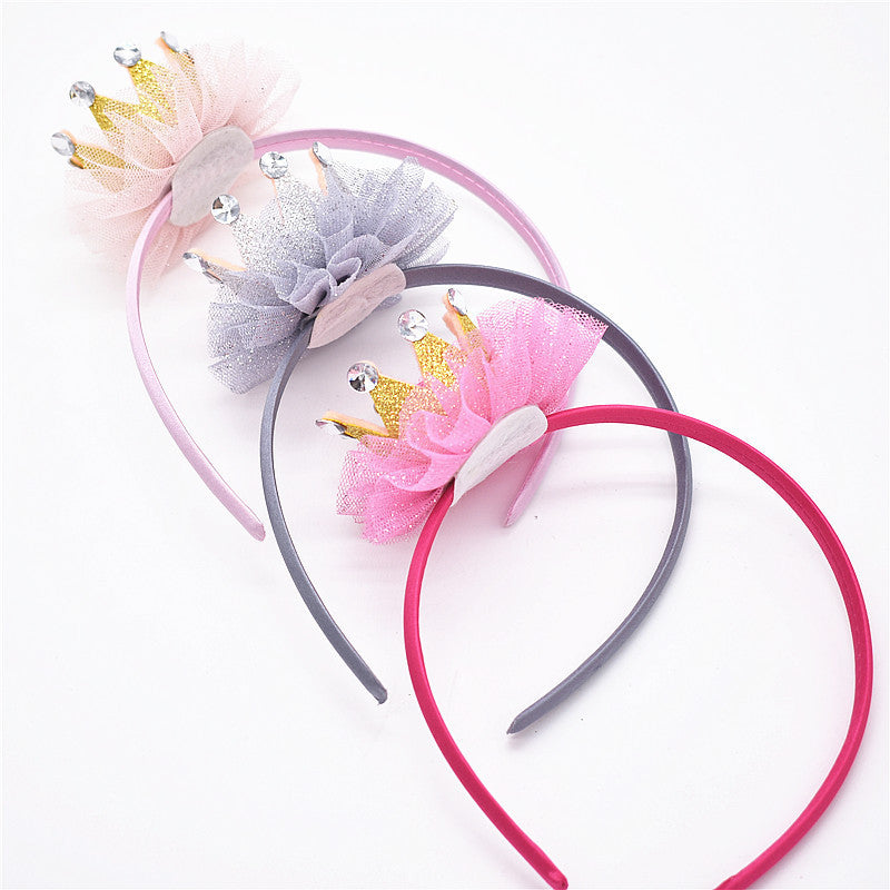 Diadème pour enfants, bandeau couronne pour bébé féminin