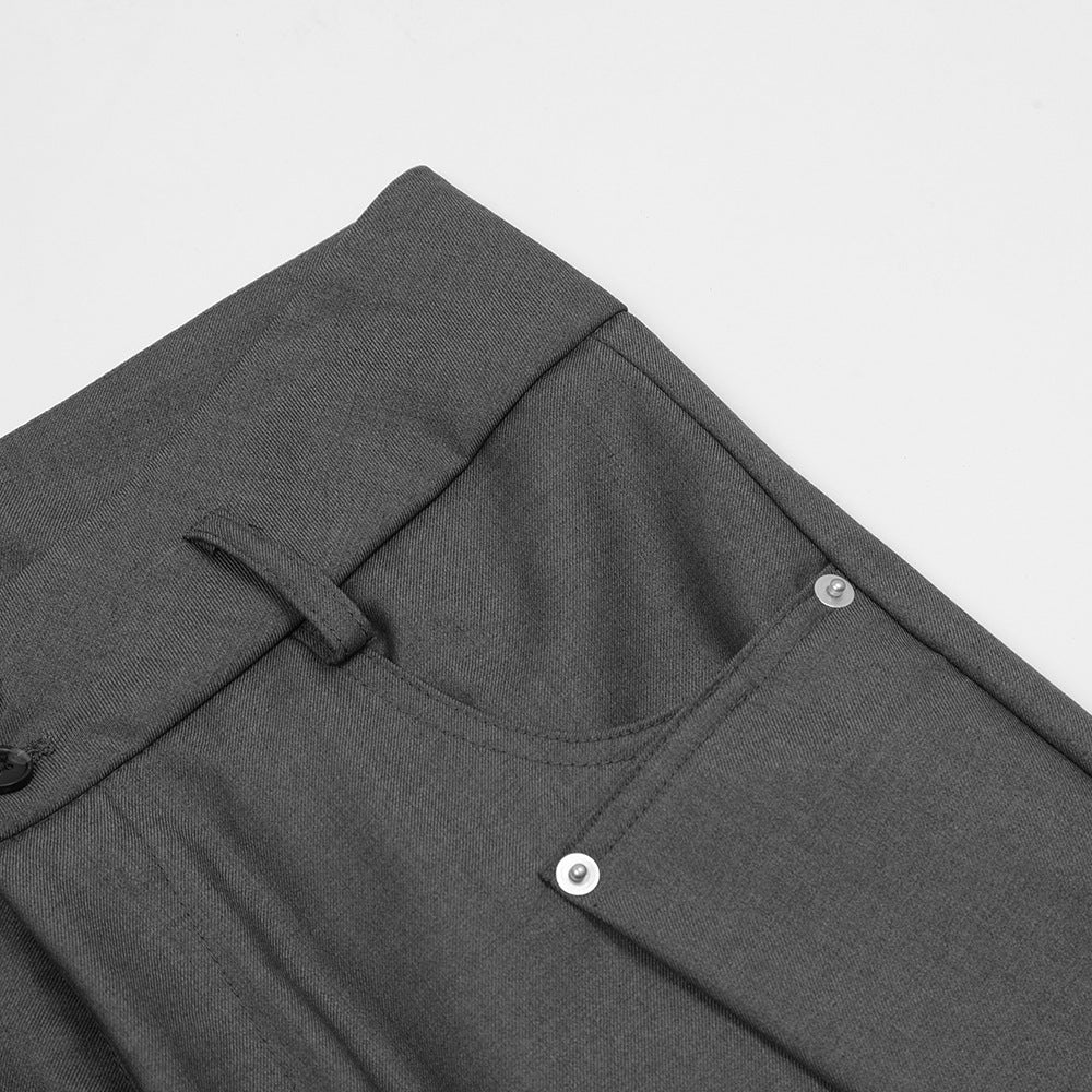 Men's Fashion Special-interest High-grade Casual Pants Straight-leg Trousers