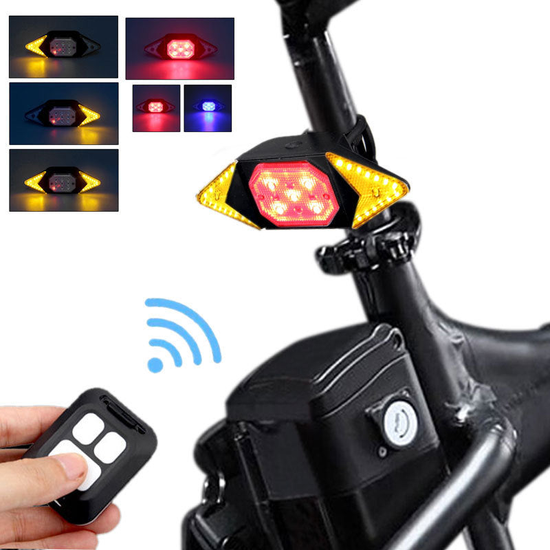 Señal de giro de bicicleta recargable por USB