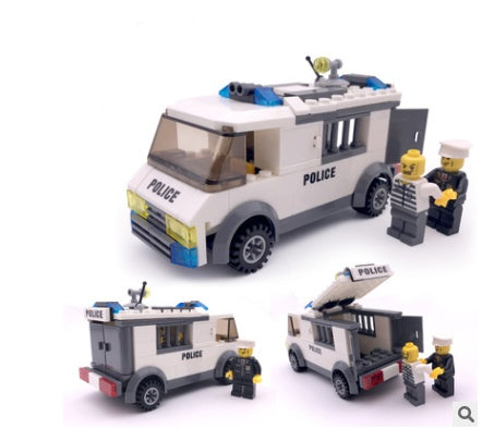 Jouets éducatifs de blocs de construction interactifs en plastique de voiture assemblée pour enfants