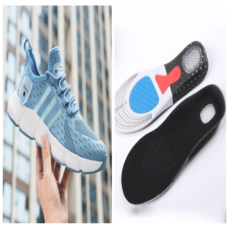 Zapatos deportivos transpirables tejidos con mosca de ocio