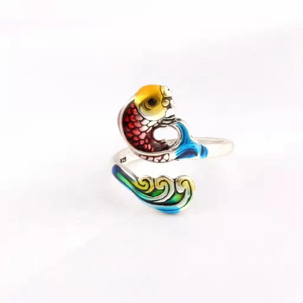 Wire Artifact Knit A Sweater Cat Ring