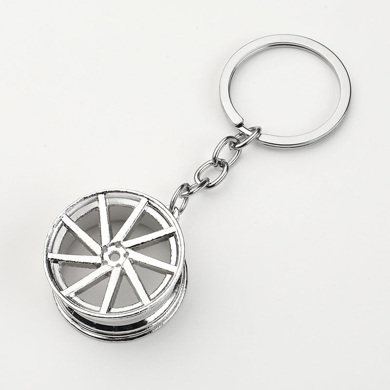 Porte-clés créatif de moyeu de roue de voiture