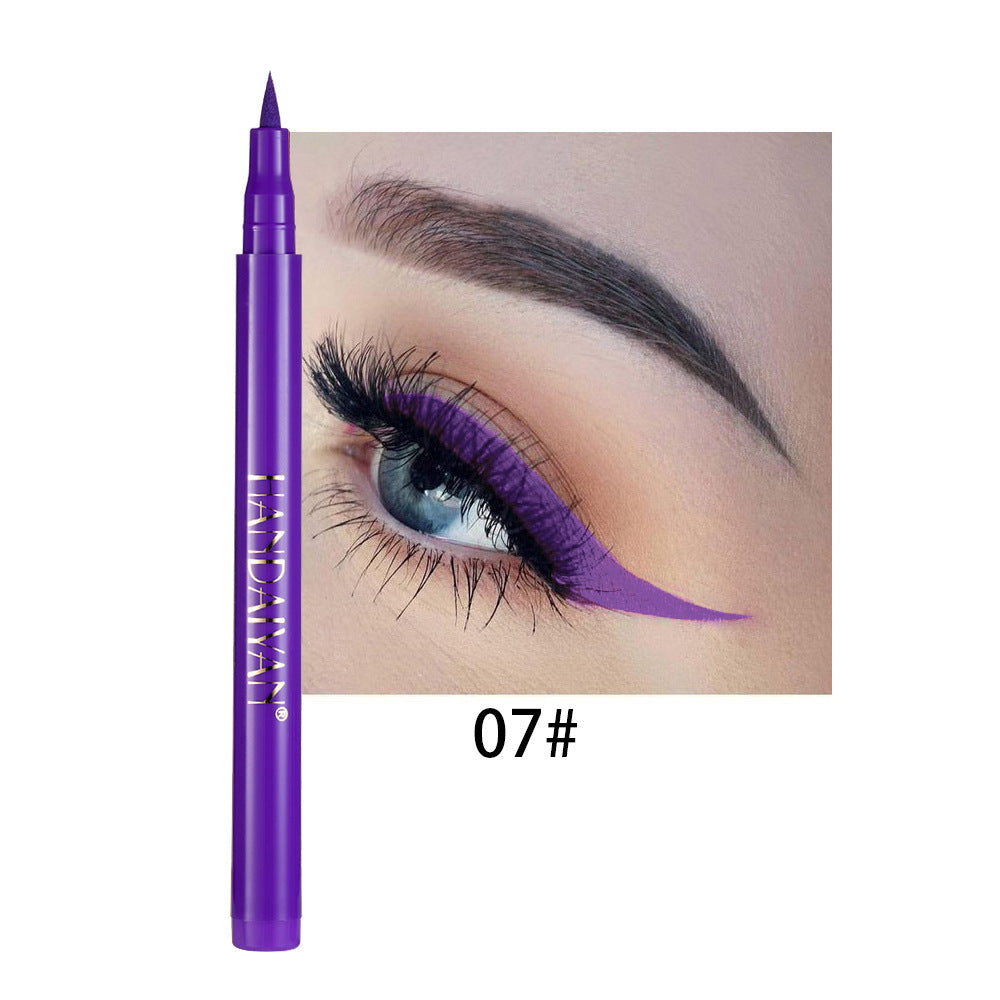 DIY Color Painting Is Not Easy To Smudge Matte Eyeliner