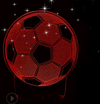 La lámpara de mesa 3D del búho de la luz de la noche llevada puede tocar colorido