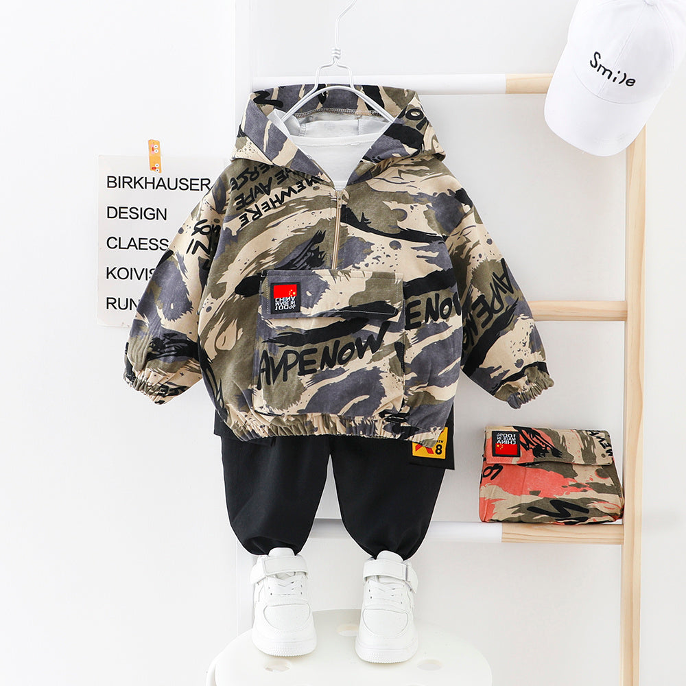 Vêtements pour enfants camouflage décontractés sauvages