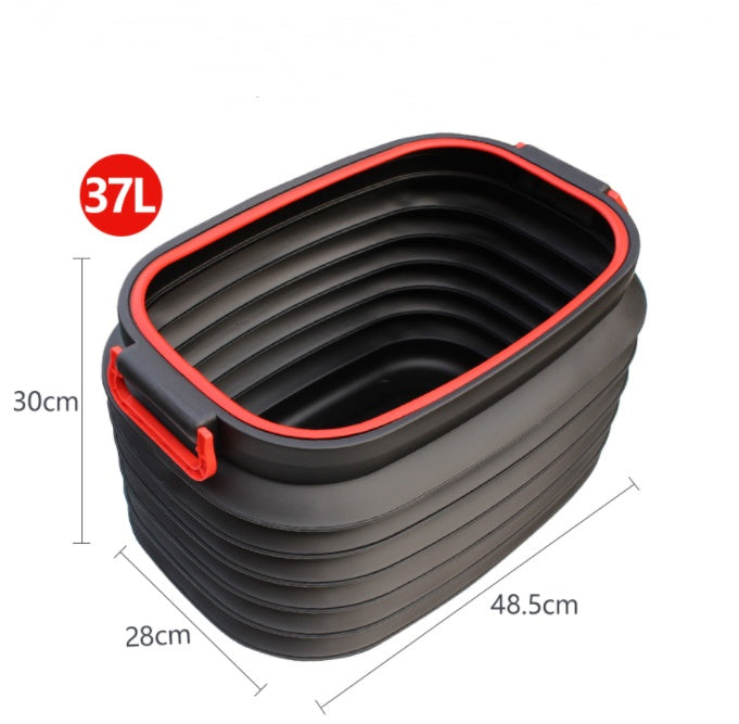 Vehicle-Mounted Retractable Fishing Car Washing Bucket