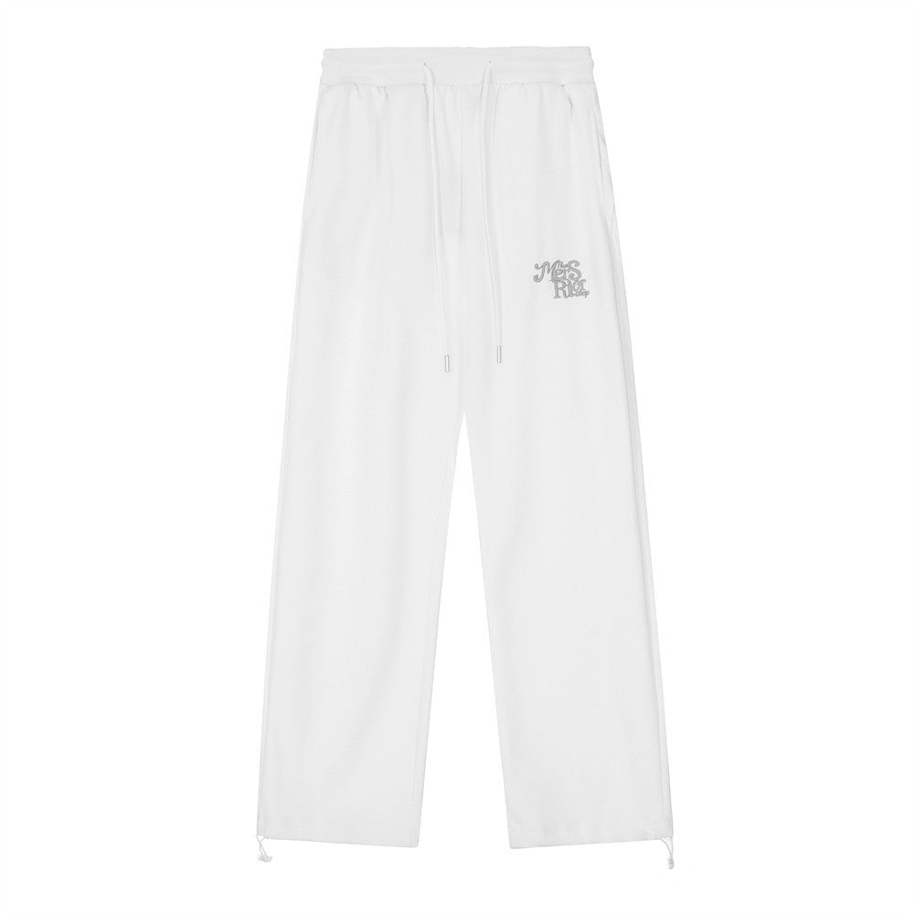 Men's Loose Wide-leg Mopping Drawstring Sweatpants