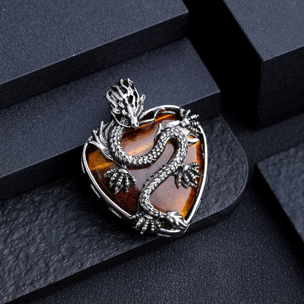 Dragon-shaped Love Pendant Simple Retro Fashion Ornament