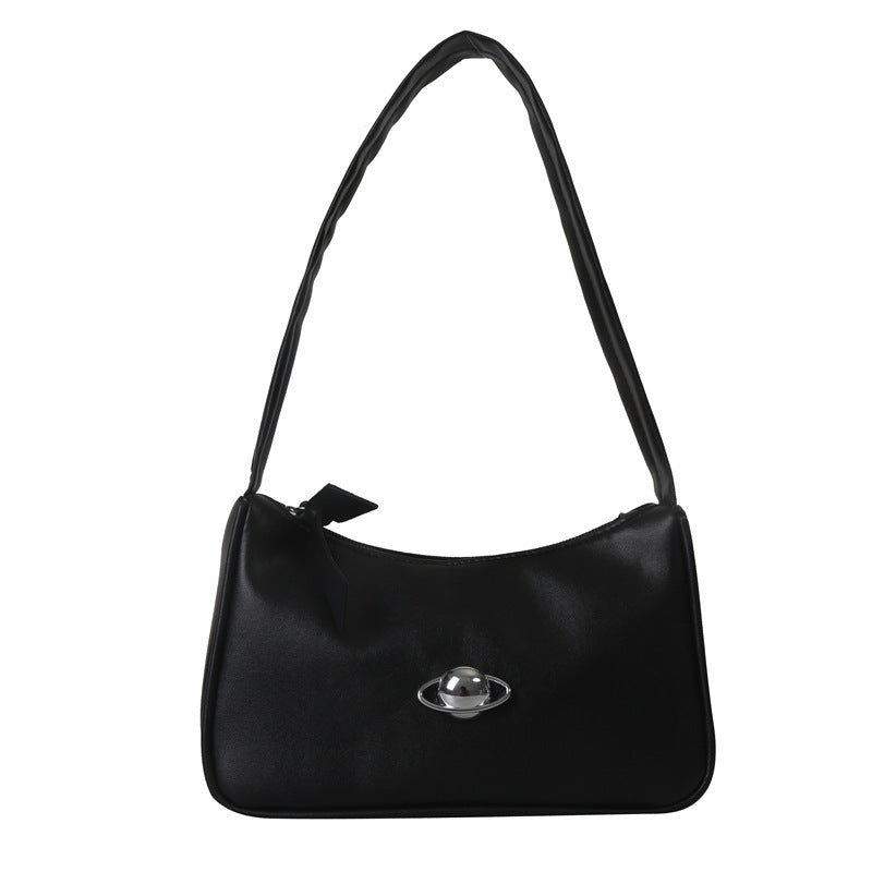 Sac à bandoulière doux de couleur pure de tempérament simple