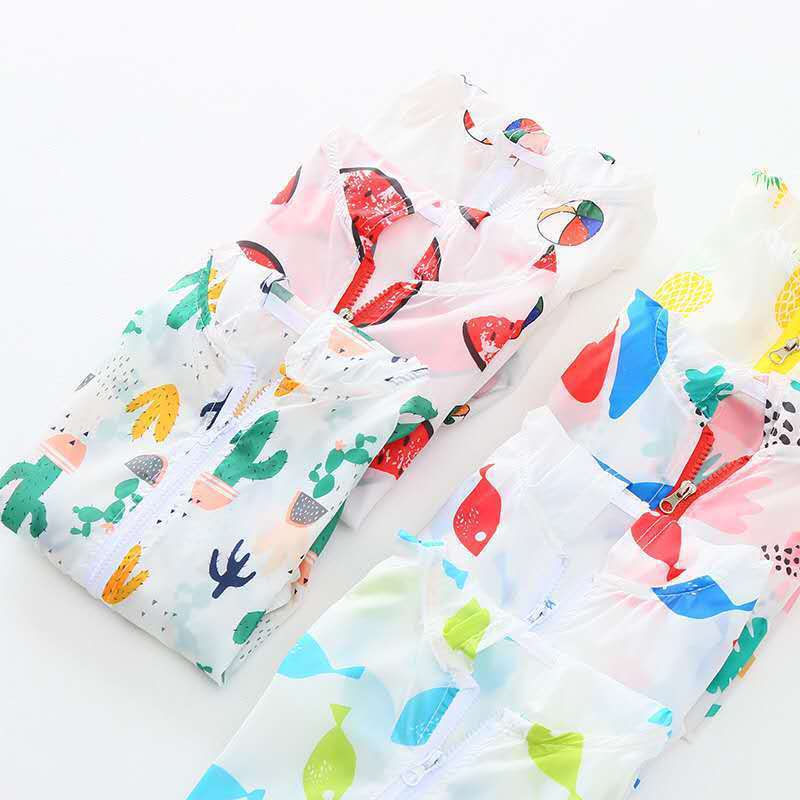 Vêtements de protection solaire pour enfants, vêtements de peau fins et respirants