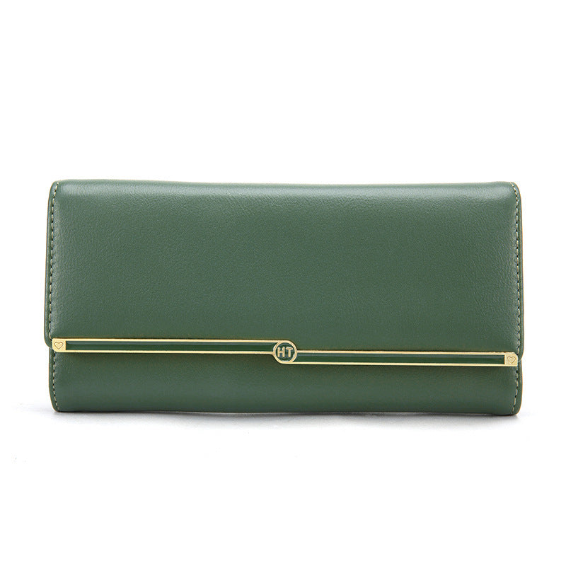 Portefeuille mode Long portefeuille femme Simple porte-carte
