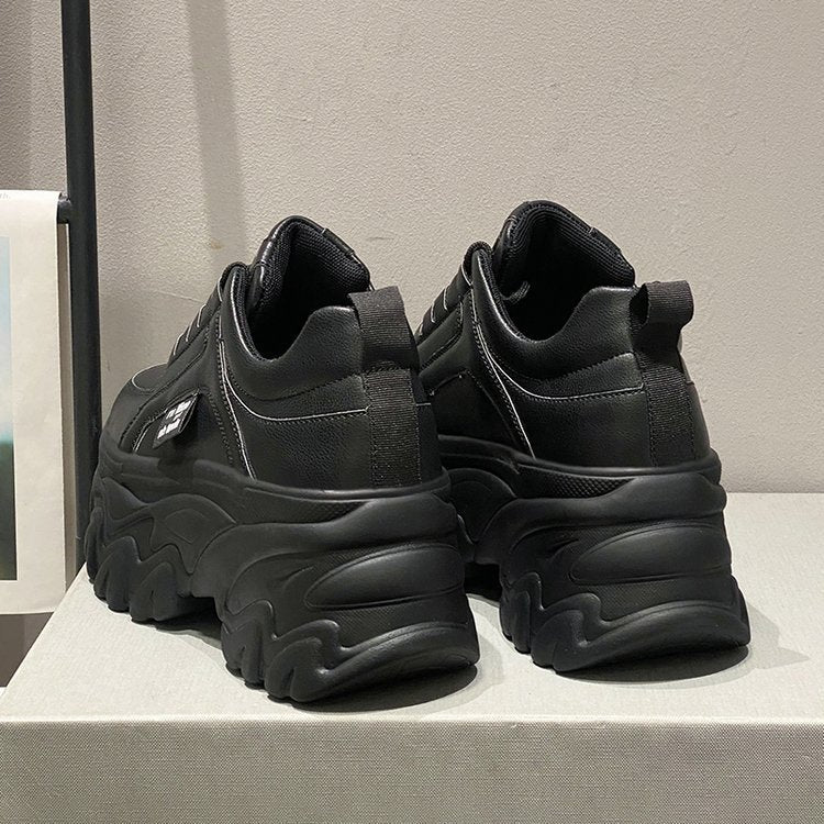 Semelle intérieure augmentant la hauteur, chaussures de papa pour femmes, printemps et automne