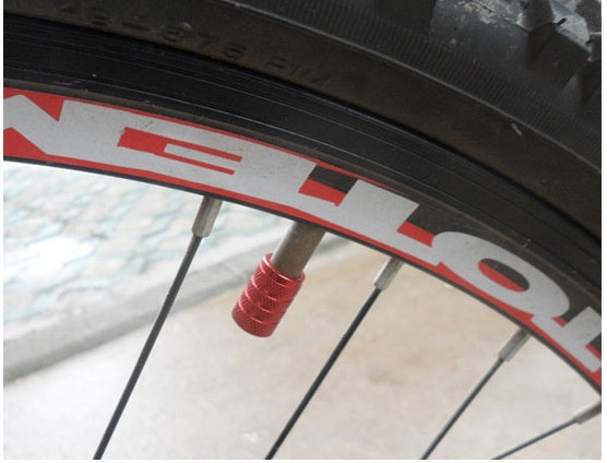 Round Knurled Bicycle Valve