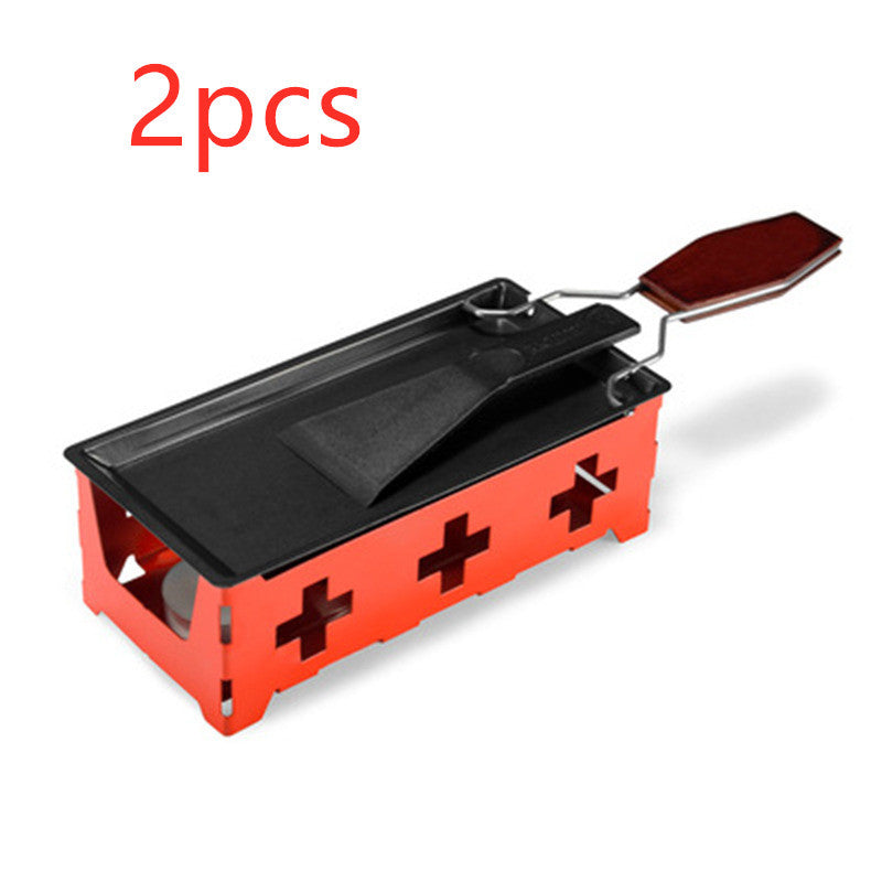 Mini utensilios para hornear antiadherentes con juego de portavelas