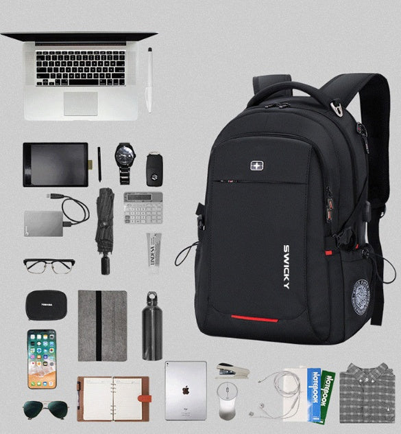 Mochila multifuncional antirrobo de hombro para hombre