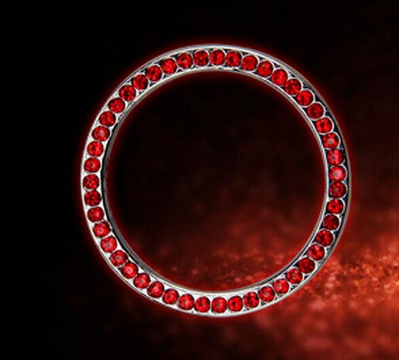 Decoración del anillo de encendido con un solo clic de diamantes
