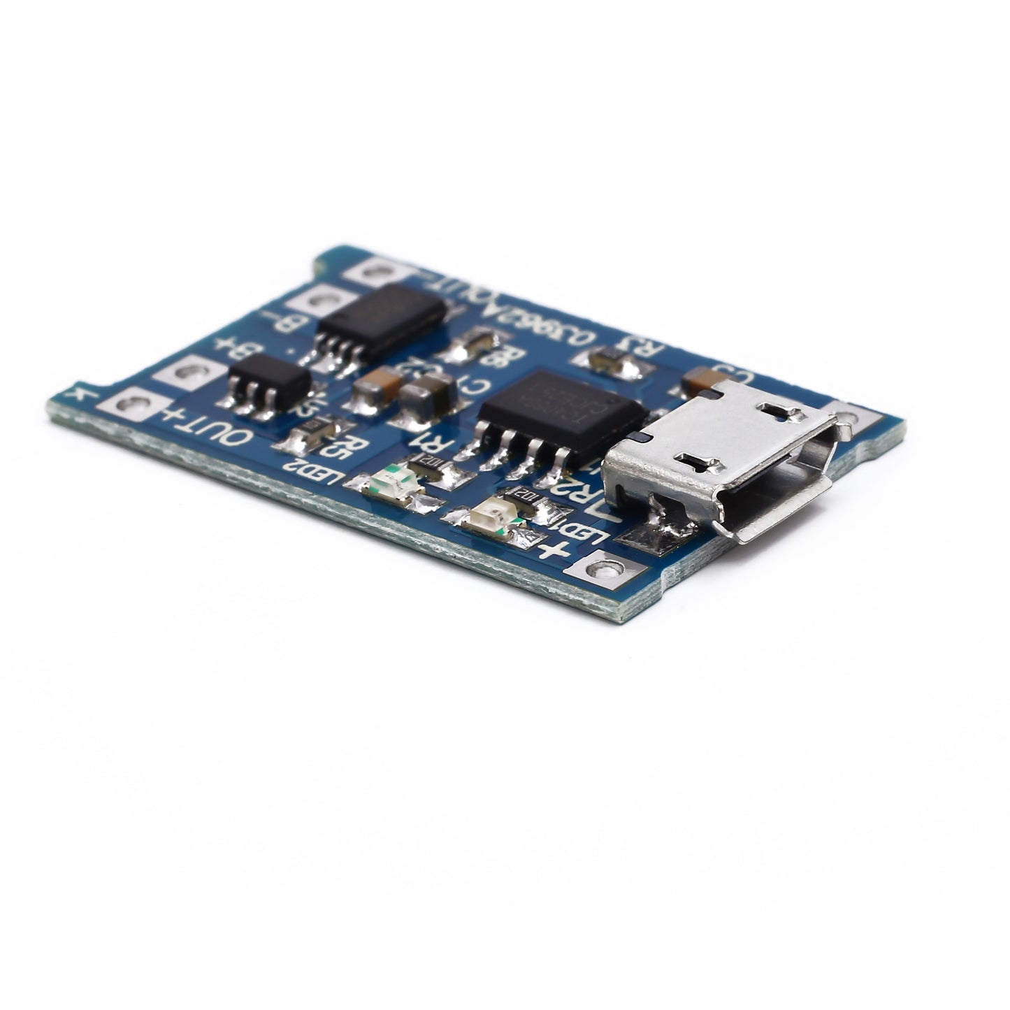 Placa integrada de carga y protección de baterías de litio.