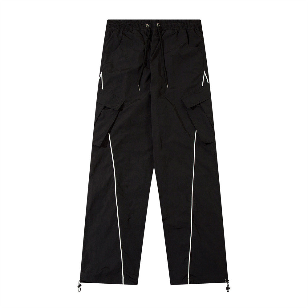 Fashion Men's Street Leg Drawstring Trousers