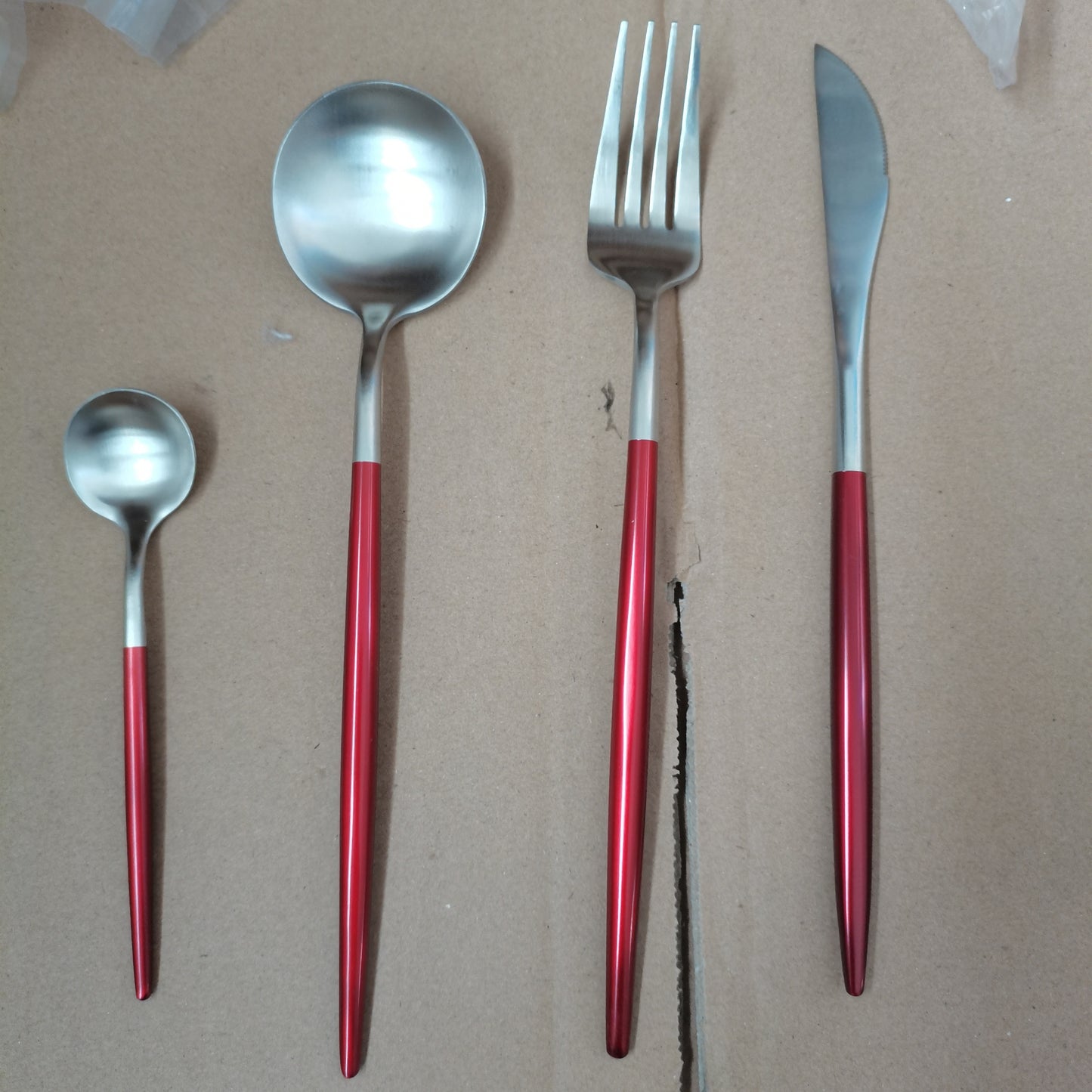 ensemble de cuillères en acier inoxydable de vaisselle
