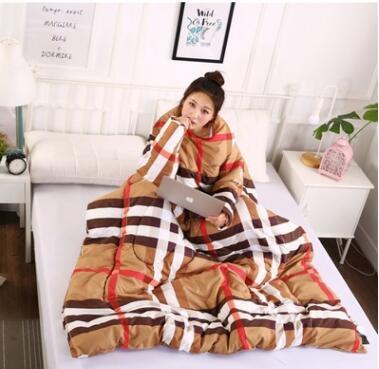 Couette d'hiver paresseuse avec manches