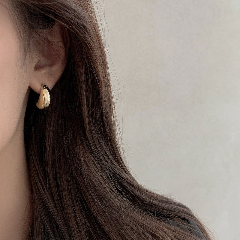 Women's Niche High Sense Graceful And Fashionable Water Drop Ear Studs