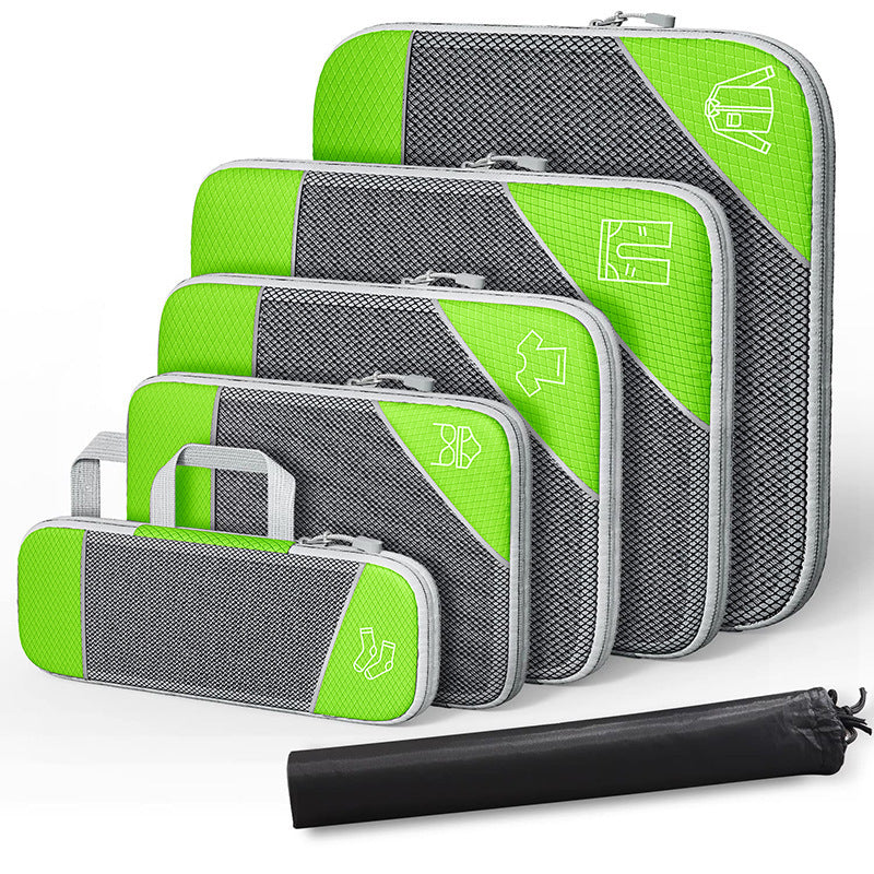 Le voyage peut être un sac de rangement à Compression, costume avec sac à chaussures, organisation visuelle des bagages en maille
