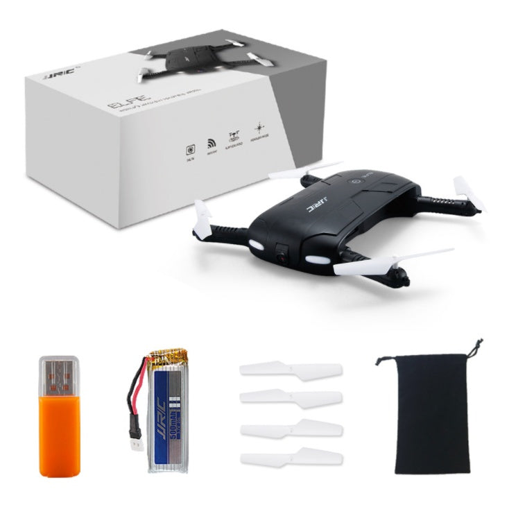 JJRC H37 Elfie plegable Mini Selfie Drone JJRC H37 W/cámara mantenimiento de altitud FPV Quadcopter WIFI teléfono Control RC helicóptero Drone