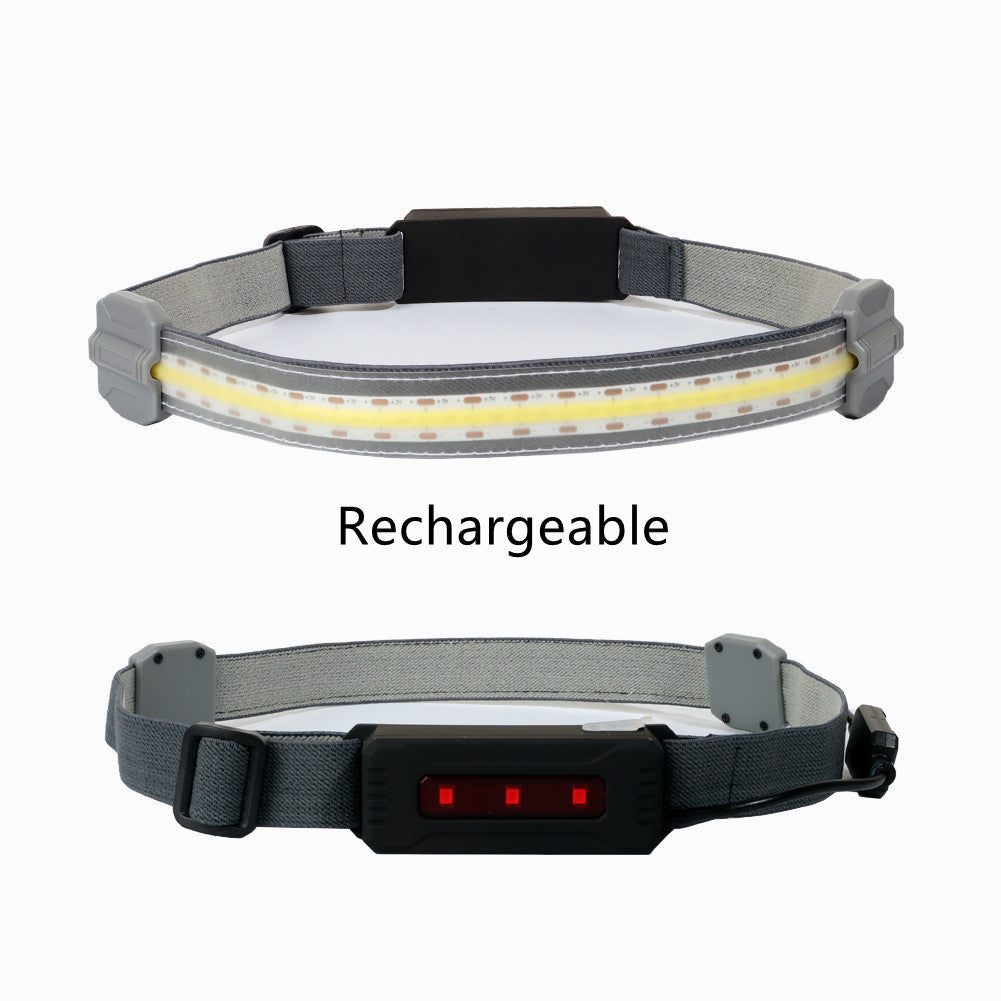 Phare COB lumière rouge avertissement phare Portable USB Rechargeable phare lampe de poche 3 Modes d'éclairage lumière de travail