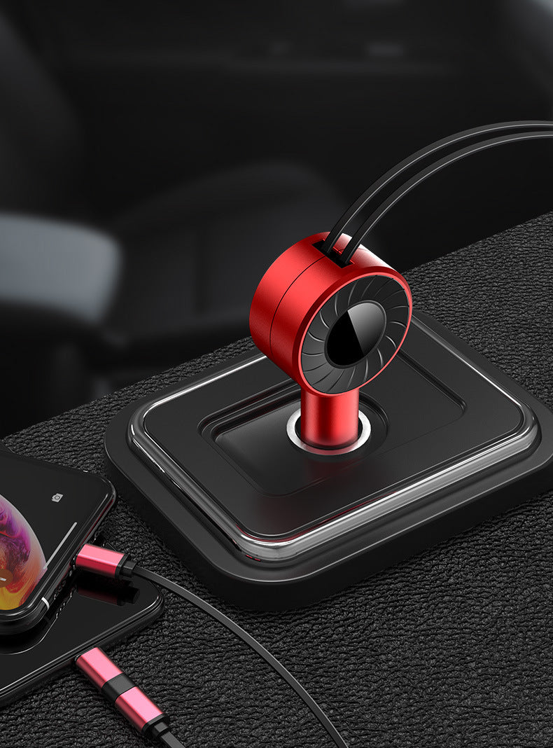 Chargeur de voiture pour téléphone portable, charge rapide