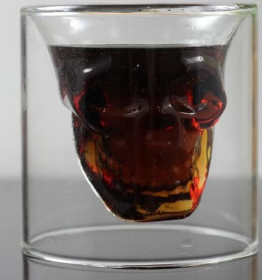 Calavera Calavera Doble Cristal Transparente
