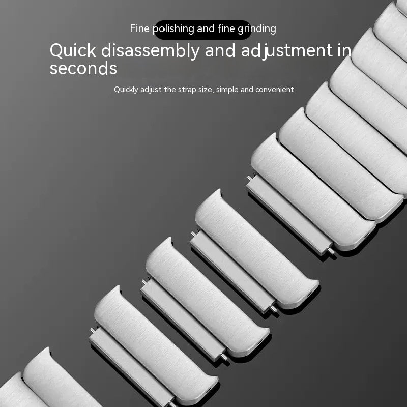 Correa de reloj Nueva cadena de acero inoxidable Correa de acero Correa de reloj 87