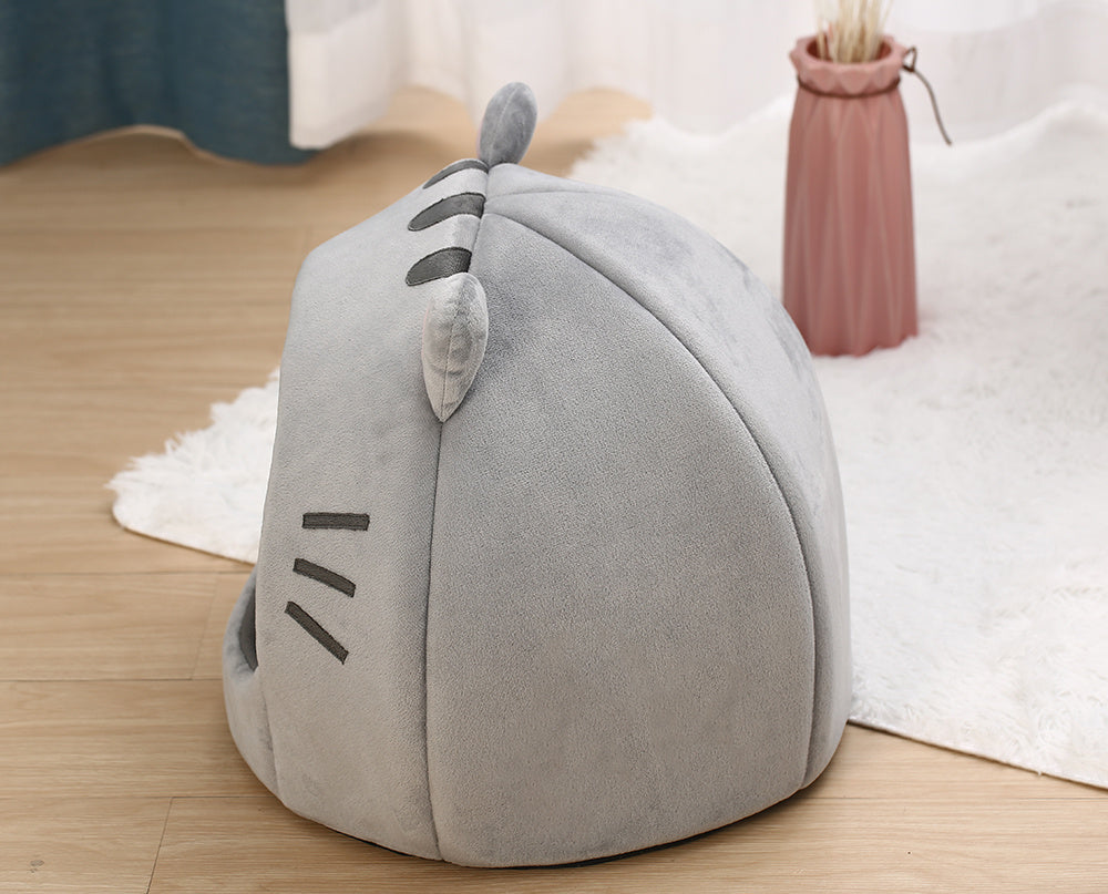 Preciosa cama para gatos, cálida casa para mascotas