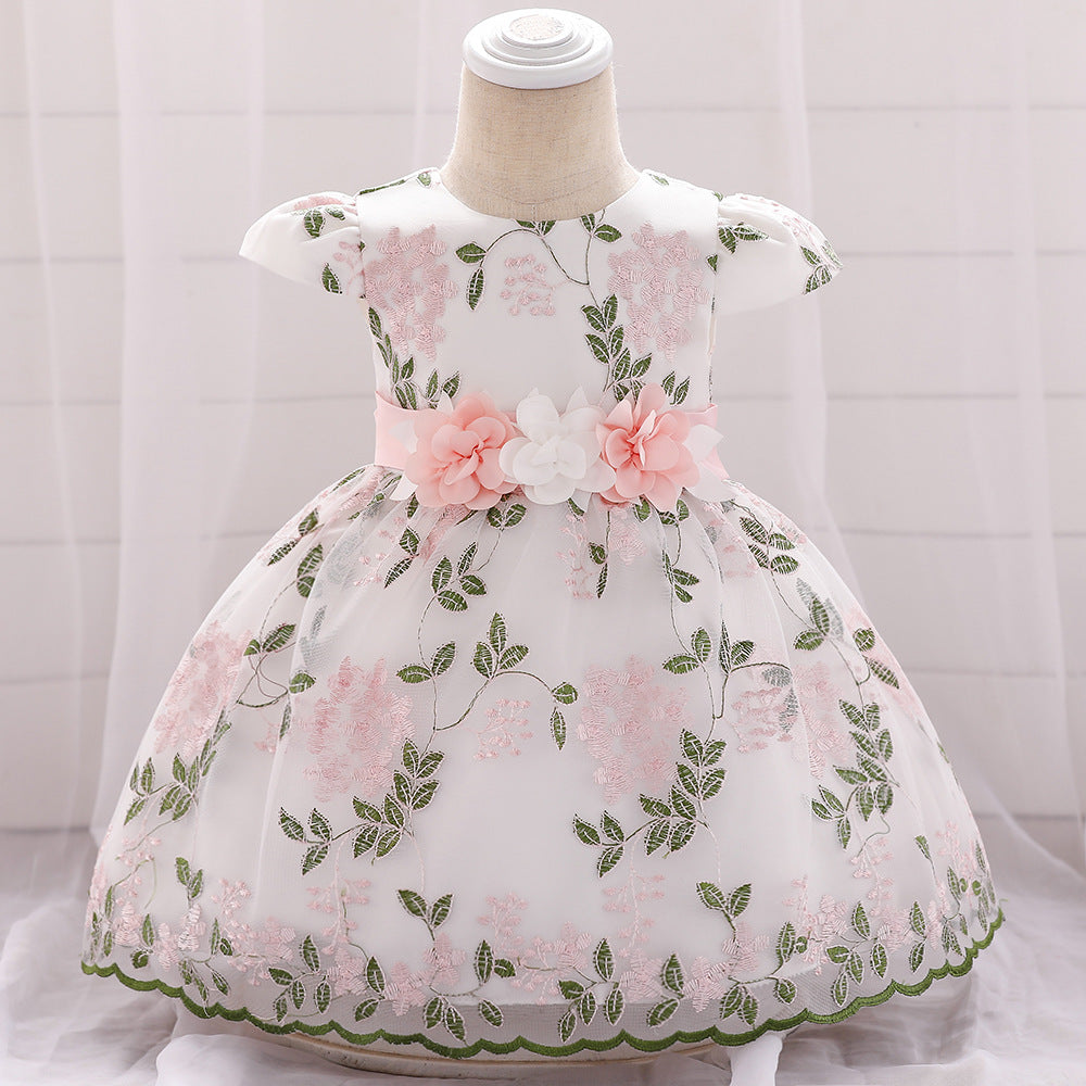 Vêtements d'été pour enfants, robe de mariée, fête d'anniversaire pour bébé, jupe moelleuse pour filles, nouvelle collection