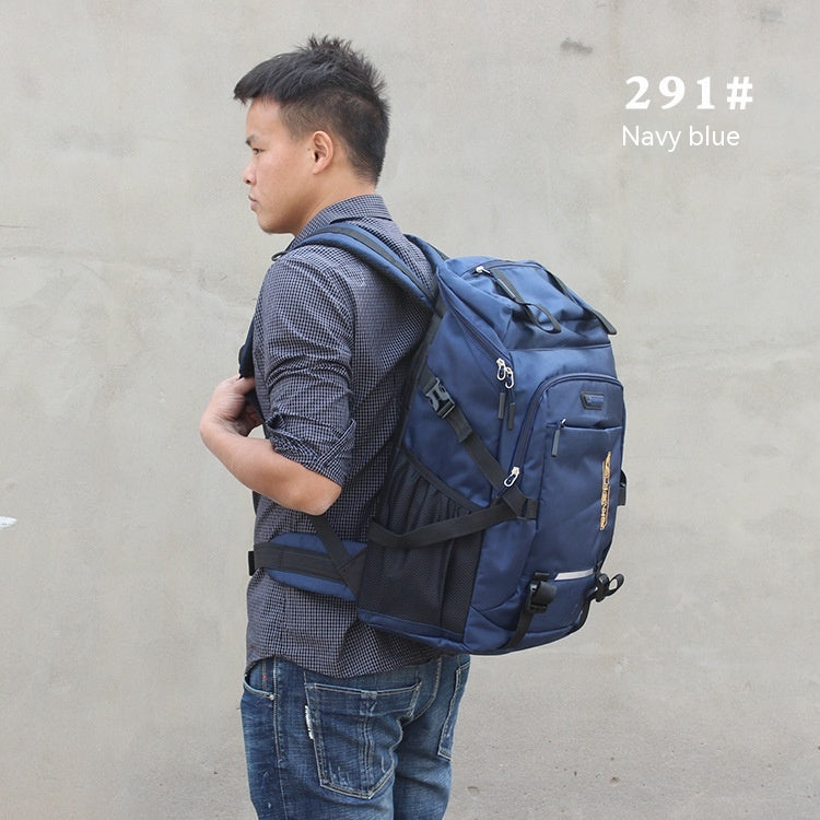 Mochila al aire libre del equipaje del viaje del hombro del doble de la capacidad grande 50L