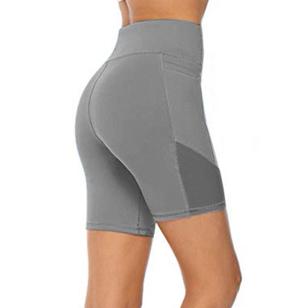 Pantalones cortos deportivos de cinco puntos con costuras