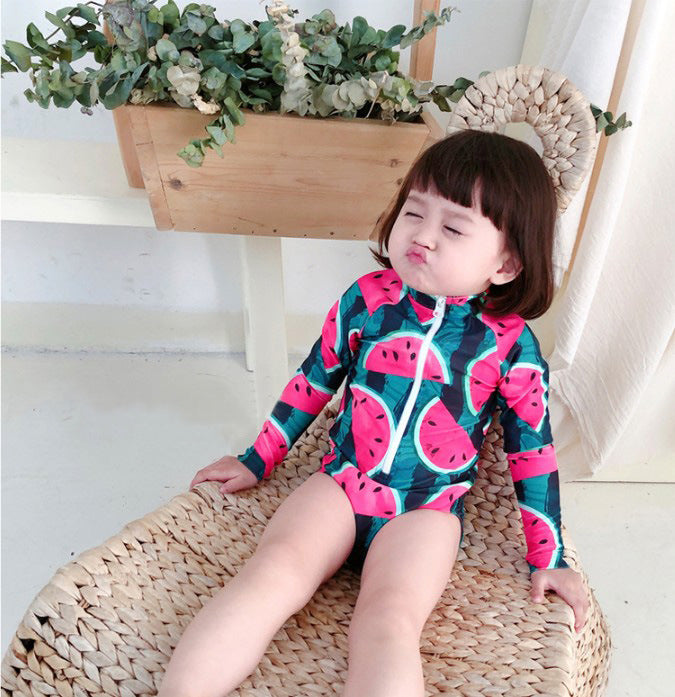 Bañador infantil fresco sandía.