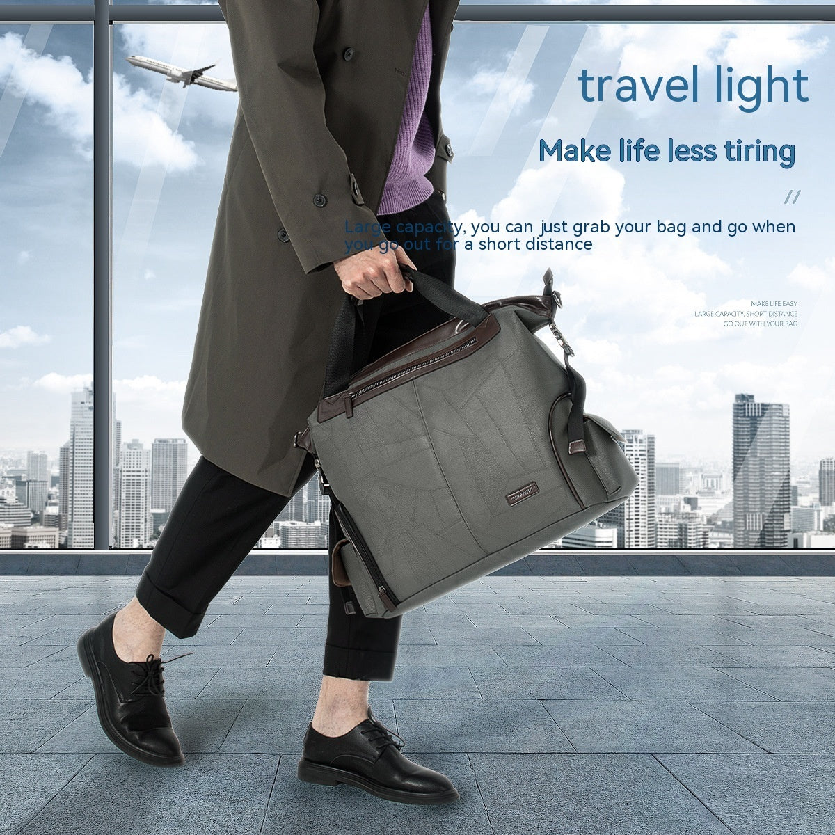 Bolsa de viaje portátil ligera e impermeable