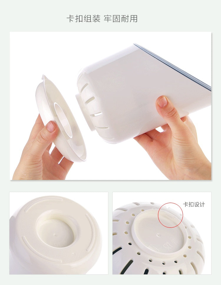 Baril d'égouttoir de rangement de cuisine détachable