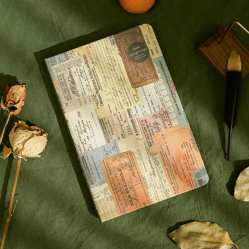 Personality creative kraft paper illustration mood notebook