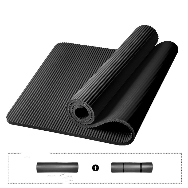 Exercice sur tapis de yoga