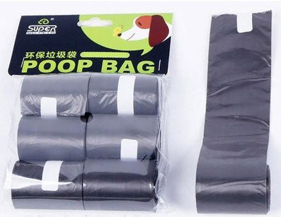 Scooper de merde pliable de voyage pour animaux de compagnie de chien avec 1 rouleau de sacs décomposables cuillère de merde propre ramasser les excréments nettoyant Epacket expédition