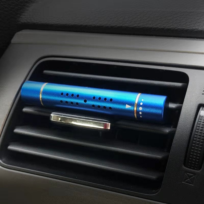 Creative Metal Car With Aromatherapy Clip Solid
