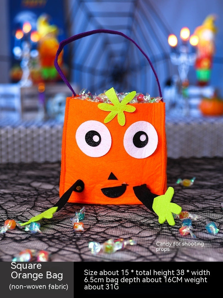 Halloween Pumpkin Bag Portable Children Props