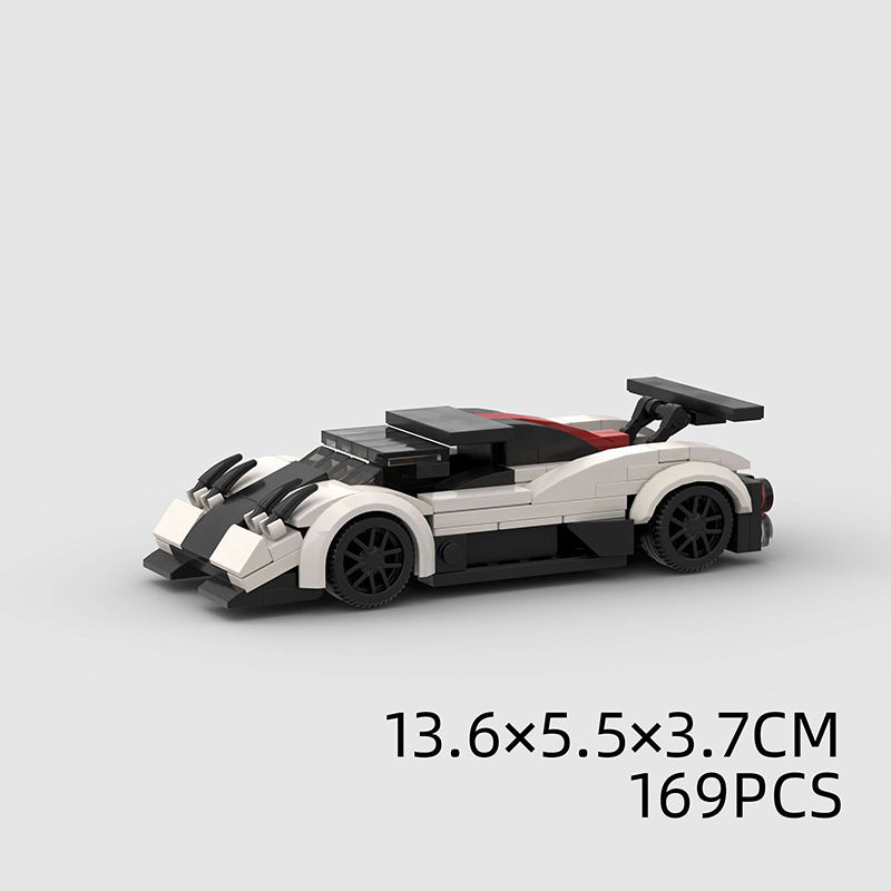Jouets pour enfants, modèle de voiture de sport et blocs de construction à petites particules, jouets éducatifs MOC