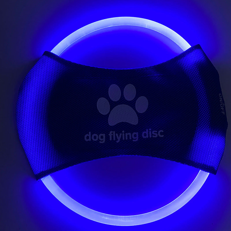Chien disques volants lumière LED lumineuse entraînement lumineux jouets interactifs jeu disques volants chien jouet accessoires pour chien produits pour animaux de compagnie